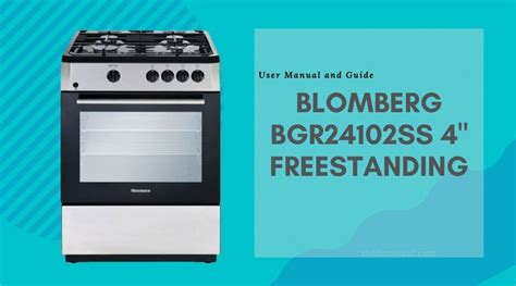 blomberg gas range manual
